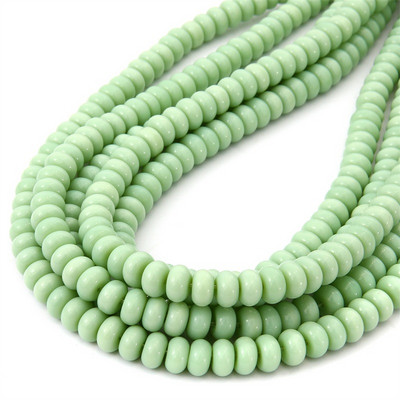 5x8 mm staklena perla ovalnog oblika, šarena razmaknica, visokokvalitetna ogrlica za izradu nakita „uradi sam“