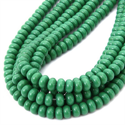 5x8 mm staklena perla ovalnog oblika, šarena razmaknica, visokokvalitetna ogrlica za izradu nakita „uradi sam“