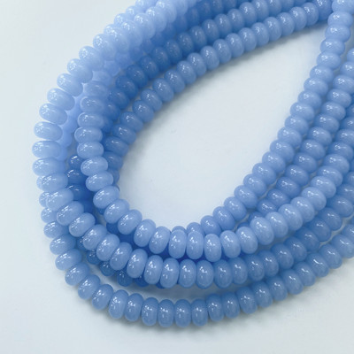 5x8 mm staklena perla ovalnog oblika, šarena razmaknica, visokokvalitetna ogrlica za izradu nakita „uradi sam“