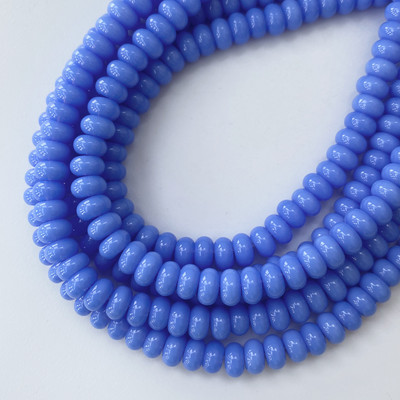 5x8 mm staklena perla ovalnog oblika, šarena razmaknica, visokokvalitetna ogrlica za izradu nakita „uradi sam“