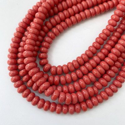 5x8 mm staklena perla ovalnog oblika, šarena razmaknica, visokokvalitetna ogrlica za izradu nakita „uradi sam“