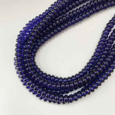 5x8 mm staklena perla ovalnog oblika, šarena razmaknica, visokokvalitetna ogrlica za izradu nakita „uradi sam“