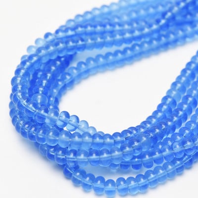 5x8 mm staklena perla ovalnog oblika, šarena razmaknica, visokokvalitetna ogrlica za izradu nakita „uradi sam“