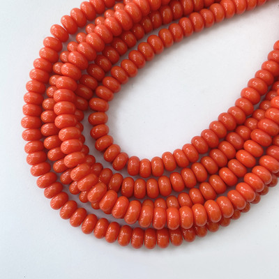 5x8 mm staklena perla ovalnog oblika, šarena razmaknica, visokokvalitetna ogrlica za izradu nakita „uradi sam“