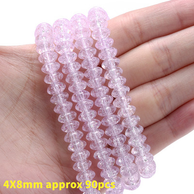 Kvadratne perle od prirodnog kamena Puknuti kristali Dragulj Rasuti odstojnik Kockaste perle za izradu nakita DIY Narukvica Ogrlica Dodaci 6 mm