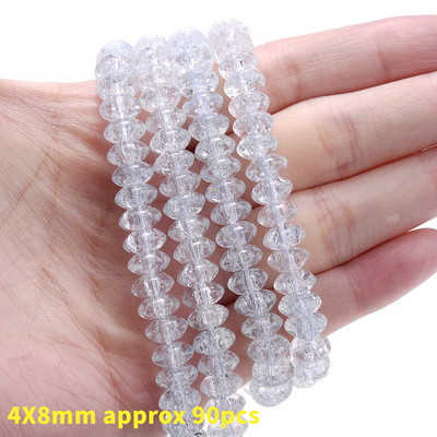 Kvadratne perle od prirodnog kamena Puknuti kristali Dragulj Rasuti odstojnik Kockaste perle za izradu nakita DIY Narukvica Ogrlica Dodaci 6 mm