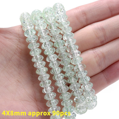 Kvadratne perle od prirodnog kamena Puknuti kristali Dragulj Rasuti odstojnik Kockaste perle za izradu nakita DIY Narukvica Ogrlica Dodaci 6 mm