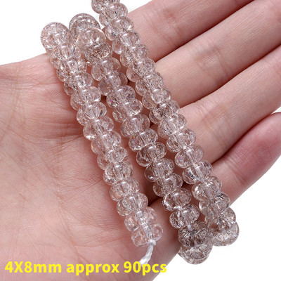 Kvadratne perle od prirodnog kamena Puknuti kristali Dragulj Rasuti odstojnik Kockaste perle za izradu nakita DIY Narukvica Ogrlica Dodaci 6 mm