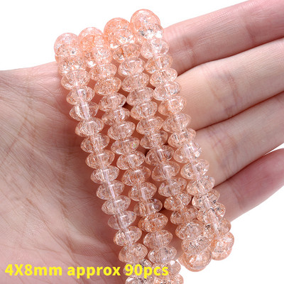 Kvadratne perle od prirodnog kamena Puknuti kristali Dragulj Rasuti odstojnik Kockaste perle za izradu nakita DIY Narukvica Ogrlica Dodaci 6 mm