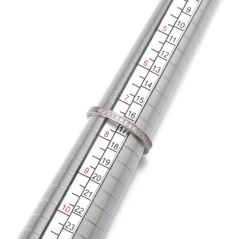 1 vnt metalo profesionalūs juvelyrikos įrankiai įtvaro lazdelės piršto matuoklio žiedo dydžio matavimo JK / JAV dydis, skirtas „pasidaryk pats“ papuošalų dydžio įrankiui