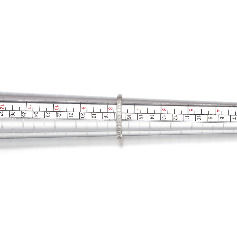 1 vnt metalo profesionalūs juvelyrikos įrankiai įtvaro lazdelės piršto matuoklio žiedo dydžio matavimo JK / JAV dydis, skirtas „pasidaryk pats“ papuošalų dydžio įrankiui