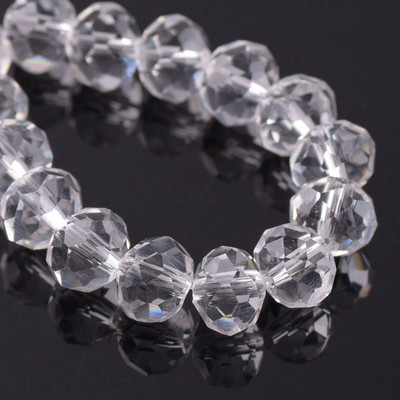 Egyszínű 3x2mm 4x3mm 6x4mm 8x6mm 10x7mm 12x8mm Rondelle csiszolt cseh kristályüveg laza távtartó gyöngyök ékszerkészítéshez barkácsolás
