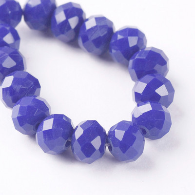 Egyszínű 3x2mm 4x3mm 6x4mm 8x6mm 10x7mm 12x8mm Rondelle csiszolt cseh kristályüveg laza távtartó gyöngyök ékszerkészítéshez barkácsolás