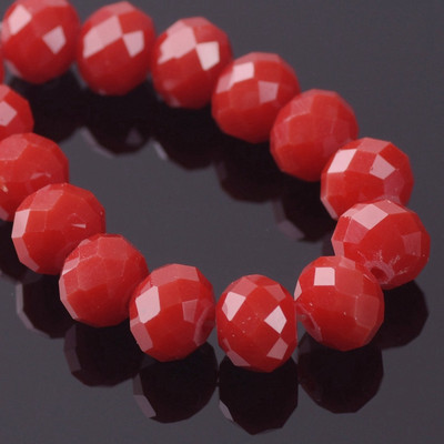 Egyszínű 3x2mm 4x3mm 6x4mm 8x6mm 10x7mm 12x8mm Rondelle csiszolt cseh kristályüveg laza távtartó gyöngyök ékszerkészítéshez barkácsolás