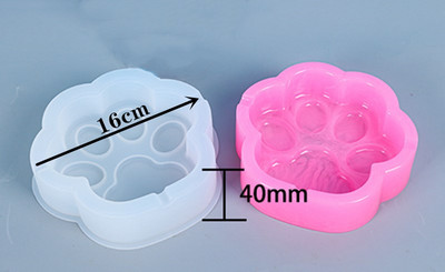 DIY epoksü-tuhatoos vaiguvorm vahtralehe ümmargune ruudukujuline südamekonteiner tuhatoos Valatavad silikoonvormid vaigu kodukaunistamiseks