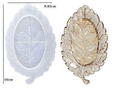 DIY epoksü-tuhatoos vaiguvorm vahtralehe ümmargune ruudukujuline südamekonteiner tuhatoos Valatavad silikoonvormid vaigu kodukaunistamiseks