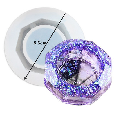 DIY epoksü-tuhatoos vaiguvorm vahtralehe ümmargune ruudukujuline südamekonteiner tuhatoos Valatavad silikoonvormid vaigu kodukaunistamiseks