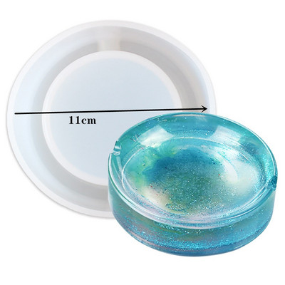 DIY epoksü-tuhatoos vaiguvorm vahtralehe ümmargune ruudukujuline südamekonteiner tuhatoos Valatavad silikoonvormid vaigu kodukaunistamiseks