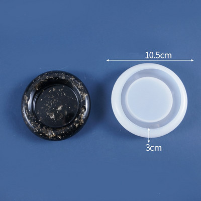 DIY epoksü-tuhatoos vaiguvorm vahtralehe ümmargune ruudukujuline südamekonteiner tuhatoos Valatavad silikoonvormid vaigu kodukaunistamiseks