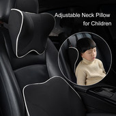 JINSERTA Car Safty Accessories Nyakpárna Állítható fejtámla Automatikus üléstámla utazópárna Audlt Gyermekeknek