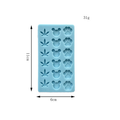 Шпички за уши/форми от смола за обеци Мини сърце Бижута Висулка за обеци Епоксидна силиконова форма Консумативи за изработка на бижута Форма за сърце