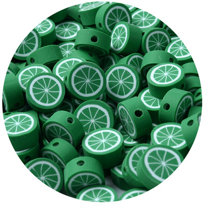 iYOE 30/50/100 kom Mix voćne glinene perle od polimerske gline limun grožđe jabuka jagoda razmaknice perle za izradu narukvice ogrlice