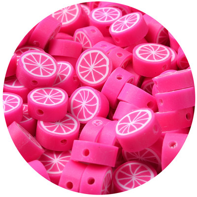 iYOE 30/50/100 kom Mix voćne glinene perle od polimerske gline limun grožđe jabuka jagoda razmaknice perle za izradu narukvice ogrlice