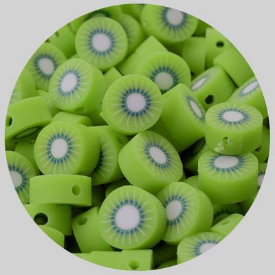 iYOE 30/50/100 kom Mix voćne glinene perle od polimerske gline limun grožđe jabuka jagoda razmaknice perle za izradu narukvice ogrlice