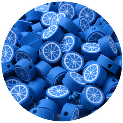 iYOE 30/50/100 kom Mix voćne glinene perle od polimerske gline limun grožđe jabuka jagoda razmaknice perle za izradu narukvice ogrlice