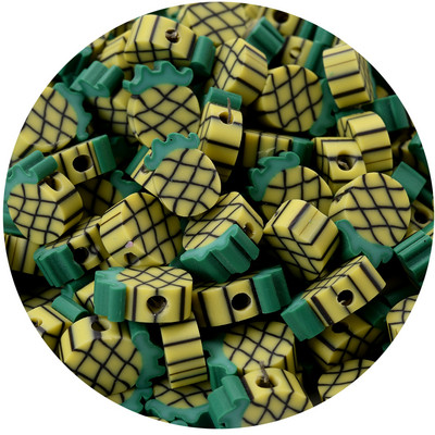 iYOE 30/50/100 kom Mix voćne glinene perle od polimerske gline limun grožđe jabuka jagoda razmaknice perle za izradu narukvice ogrlice