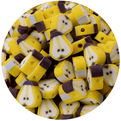 iYOE 30/50/100 kom Mix voćne glinene perle od polimerske gline limun grožđe jabuka jagoda razmaknice perle za izradu narukvice ogrlice