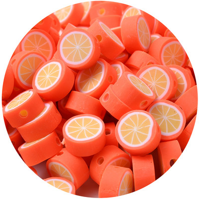 iYOE 30/50/100 kom Mix voćne glinene perle od polimerske gline limun grožđe jabuka jagoda razmaknice perle za izradu narukvice ogrlice