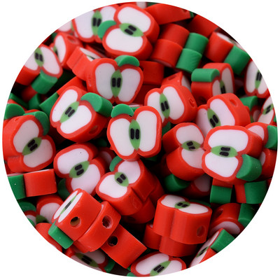 iYOE 30/50/100 kom Mix voćne glinene perle od polimerske gline limun grožđe jabuka jagoda razmaknice perle za izradu narukvice ogrlice