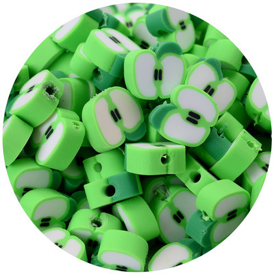 iYOE 30/50/100 kom Mix voćne glinene perle od polimerske gline limun grožđe jabuka jagoda razmaknice perle za izradu narukvice ogrlice