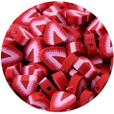 iYOE 30/50/100 kom Mix voćne glinene perle od polimerske gline limun grožđe jabuka jagoda razmaknice perle za izradu narukvice ogrlice