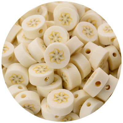 iYOE 30/50/100 kom Mix voćne glinene perle od polimerske gline limun grožđe jabuka jagoda razmaknice perle za izradu narukvice ogrlice