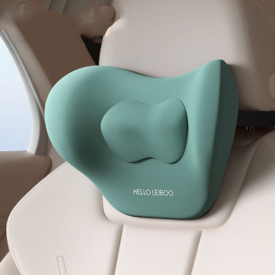 Auto peatoe kaelapadja tarvikud padi auto hingav reguleeritav mälupuuvillane istmepadi Reisi lõõgastav autotarvikud