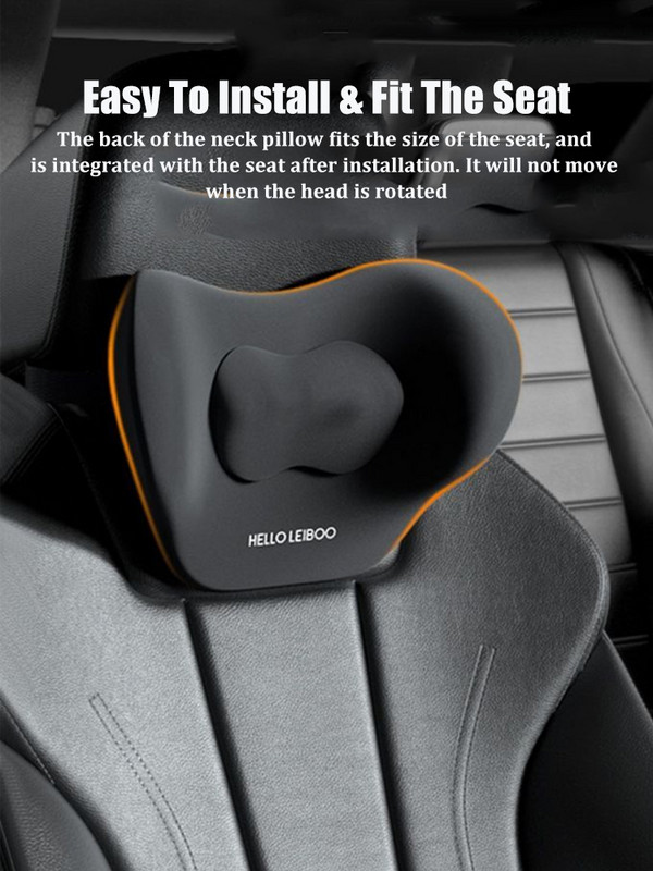 Auto peatoe kaelapadja tarvikud padi auto hingav reguleeritav mälupuuvillane istmepadi Reisi lõõgastav autotarvikud