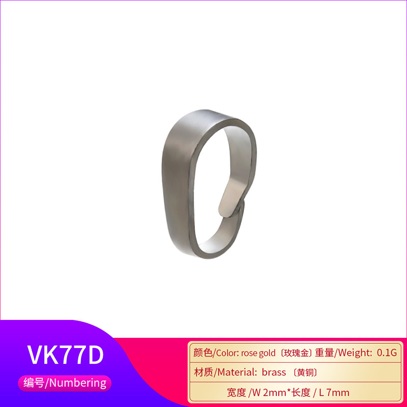 ZHUKOU 2x7mm 10db/tétel sárgaréz medál nyaklánc csat csat csatlakozók női nyaklánc ékszer készítési kiegészítők modell:VK77