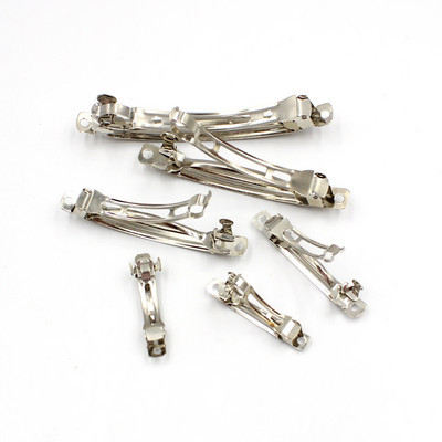 10 tk Prantsuse Barrette juuksenõela klamber, automaatne pandla alus, vibu kamm juuksenõela tarvikud peakatete jaoks Ehete valmistamise tarvikud