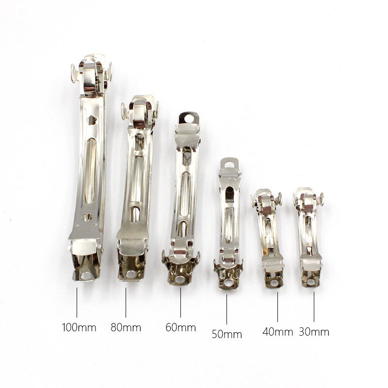 10 tk Prantsuse Barrette juuksenõela klamber, automaatne pandla alus, vibu kamm juuksenõela tarvikud peakatete jaoks Ehete valmistamise tarvikud