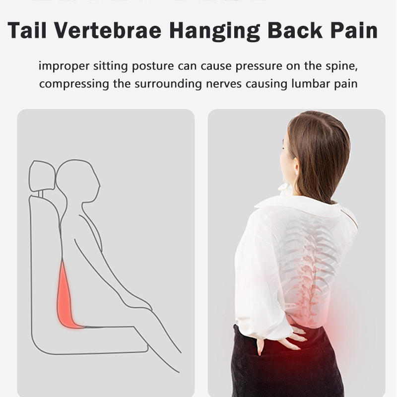 Jastuk za lumbalni dio od memorijske pjene za sjedenje Podrška za struk Lumbalni jastučić za pranje naslona za leđa Uredsko autosjedalo Jastučić protiv bolova u trtici