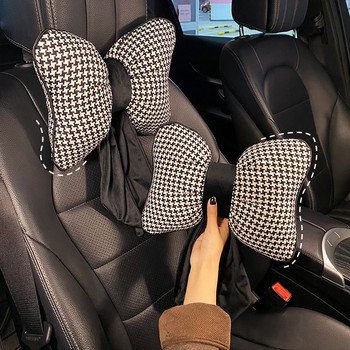 Νέο προσκέφαλο αυτοκινήτου Μαξιλάρι λαιμού Universal μέσης οσφυϊκής υποστήριξης Αντιολισθητικά καθίσματα Μαξιλάρι χαριτωμένο μαξιλάρι στηρίγματος μέσης Αξεσουάρ αυτοκινήτου