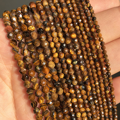 2 3 4mm margele fațetate din Lapis Lazuli Mărgele din piatră naturală liberă pentru realizarea de bijuterii, bricolaj, brățări, cercei, accesorii, 15 inchi