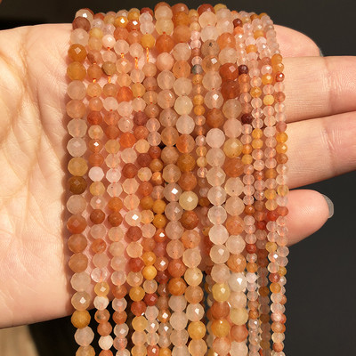 2 3 4mm margele fațetate din Lapis Lazuli Mărgele din piatră naturală liberă pentru realizarea de bijuterii, bricolaj, brățări, cercei, accesorii, 15 inchi