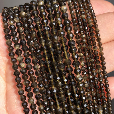 2 3 4mm margele fațetate din Lapis Lazuli Mărgele din piatră naturală liberă pentru realizarea de bijuterii, bricolaj, brățări, cercei, accesorii, 15 inchi