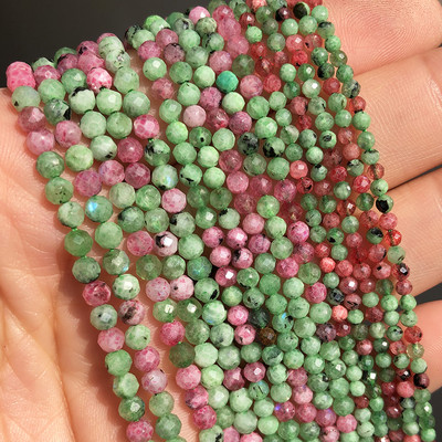 2 3 4mm margele fațetate din Lapis Lazuli Mărgele din piatră naturală liberă pentru realizarea de bijuterii, bricolaj, brățări, cercei, accesorii, 15 inchi