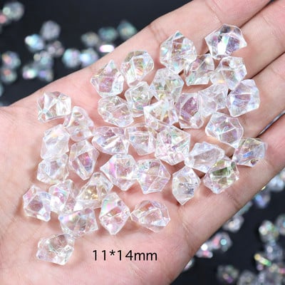 AB strasszok kristályok gyanta művészeti kellékek Bling Bling zárványok akril kő gyanta művészet készítéséhez kellékek festészet 20g