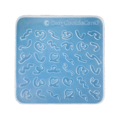 Barkácsolás aranyos mini 30 cég Jelly Bean gép öntőforma Star Candy szilikon forma ékszerkészítéshez