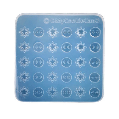 Barkácsolás aranyos mini 30 cég Jelly Bean gép öntőforma Star Candy szilikon forma ékszerkészítéshez